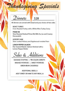 Thanksgiving Specials